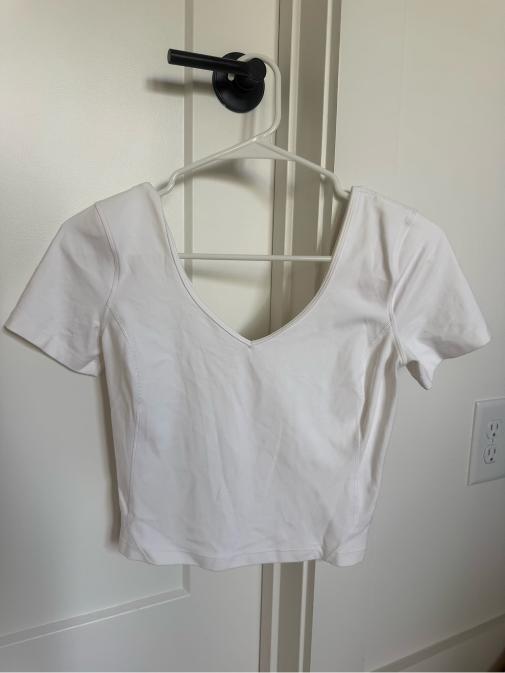 lululemon athletica White Align Tee size 4/6